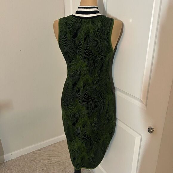 Guess Green Cowl Neck Sweater Dress M - Picture 4 of 5